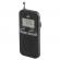 Radio de buzunar portabil jvc ra-e411b, afisaj lcd, tuner digital fm/am, negru