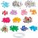 Kit pentru realizare bratari, 14 tipuri de margele, cu cutie de depozitare tip Unicorn, multicolor, GL Style R65-4697