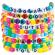 Kit pentru realizare bratari, 14 tipuri de margele, cu cutie de depozitare tip Unicorn, multicolor, GL Style R65-4697