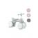 Bicicleta cu lumini, sunet si difuzor de balonase momi tobis - grey
