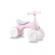 Bicicleta cu lumini, sunet si difuzor de balonase momi tobis - pink