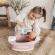 Cadita pentru papusa smoby baby nurse baleno bath roz cu accesorii