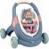 Carucior pentru papusi smoby baby walker 3 in 1 cu papusa