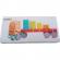 Jucarie din lemn cubika camion cu forme geometrice