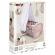 Leagan pentru papusa smoby baby nurse cradle maro cu baldachin