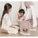 Leagan pentru papusa smoby baby nurse cradle maro cu baldachin