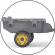Tractor cu pedale si remorca smoby stronger xxl gri