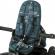 Tricicleta pentru copii kinderkraft easytwist midnight green cu scaun reversibil si copertina protectie uv