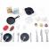 Bucatarie pentru copii smoby cherry kitchen cu 25 accesorii