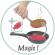 Bucatarie pentru copii smoby cherry kitchen cu 25 accesorii