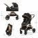 Carucior kinderkraft esme 3 in 1 pure black
