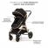 Carucior kinderkraft esme 3 in 1 pure black