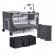 Patut de calatorie kinderkraft leody cu accesorii grey