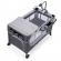 Patut de calatorie kinderkraft leody cu accesorii grey