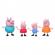 Set 4 figurine peppa pig - familia pig