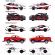 Set majorette toyota racing cu 5 masinute