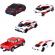 Set majorette toyota racing cu 5 masinute