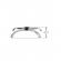 Baza metalica pentru scaun directorial, 56 cm, argintie