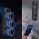 Boxa portabila zqs8308, 180w pmpo, bt/fm/aux/usb, rgb, microfon