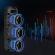 Boxa portabila zqs8308, 180w pmpo, bt/fm/aux/usb, rgb, microfon