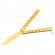 Briceag fluture ideallstore®, future wings, otel inoxidabil, 24 cm, auriu