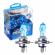 Set 2 x bec auto cu efect xenon, h4, 2 faze, 100w/set