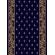 Traversa model bisericesc 15033 810, latime 60 cm, albastru
