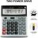 Calculator de birou cl-1200v, alimentare dubla solar si baterie,12 cifre, display mare, design colorat, functii financiare