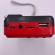 Radio, portabil, acumulator, bluetooth, card sd, usb 2.0, mp3, ecran led, rosu
