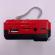 Radio, portabil, acumulator, bluetooth, card sd, usb 2.0, mp3, ecran led, rosu
