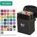 Set 36 markere profesionale colorate duble, scriere si evidentiere, geanta depozitare