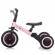 Tricicleta si bicicleta chipolino smarty 2 in 1 light pink