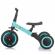 Tricicleta si bicicleta chipolino smarty 2 in 1 mint