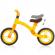 Bicicleta fara pedale chipolino zig zag orange yellow