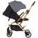 Carucior chipolino twister granite cu sezut rotativ