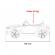Masinuta electrica cu telecomanda bmw i4, roti eva, scaun tapitat, 116x79x45 cm, putere 50w - rosu