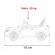 Masinuta electrica cu telecomanda bmw m4, roti eva, scaun tapitat, 112x71x46 cm, putere 70w - albastru