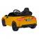 Masinuta electrica cu telecomanda bmw m4, roti eva, scaun tapitat, 112x71x46 cm, putere 70w - galben