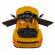 Masinuta electrica cu telecomanda bmw m4, roti eva, scaun tapitat, 112x71x46 cm, putere 70w - galben