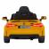 Masinuta electrica cu telecomanda bmw m4, roti eva, scaun tapitat, 112x71x46 cm, putere 70w - galben