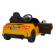 Masinuta electrica cu telecomanda bmw m4, roti eva, scaun tapitat, 112x71x46 cm, putere 70w - galben
