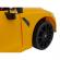 Masinuta electrica cu telecomanda bmw m4, roti eva, scaun tapitat, 112x71x46 cm, putere 70w - galben