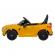 Masinuta electrica cu telecomanda bmw m4, roti eva, scaun tapitat, 112x71x46 cm, putere 70w - galben