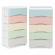 Raft pe roti cu 5 compartimente pentru depozitarea jucariilor modernhome - multicolor