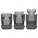 Scaun auto i-size 100-150 cm kinderkraft i-spark grey