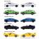 Set majorette dream cars italy cu 5 masinute din metal