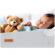 Bariera de protectie pentru pat 120 x 44 x 41 cm nukido 722500 gri