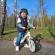 Bicicleta fara pedale, cadru nailon, roti pu, kidwell nix - gri