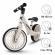 Bicicleta fara pedale, cadru nailon, roti pu, kidwell nix - gri