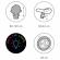 Bicicleta fara pedale, cadru nailon cu led, roti eva, kidwell suno - alb-negru